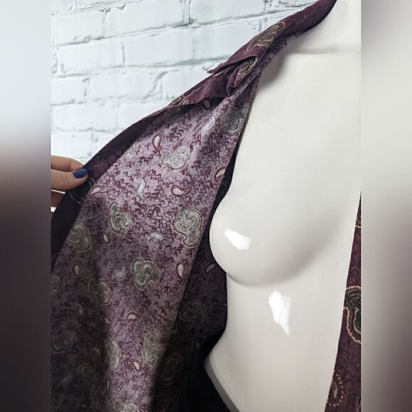 Chaps Ralph Lauren Vintage Button shirt Paisley size large - Picture 7 of 10